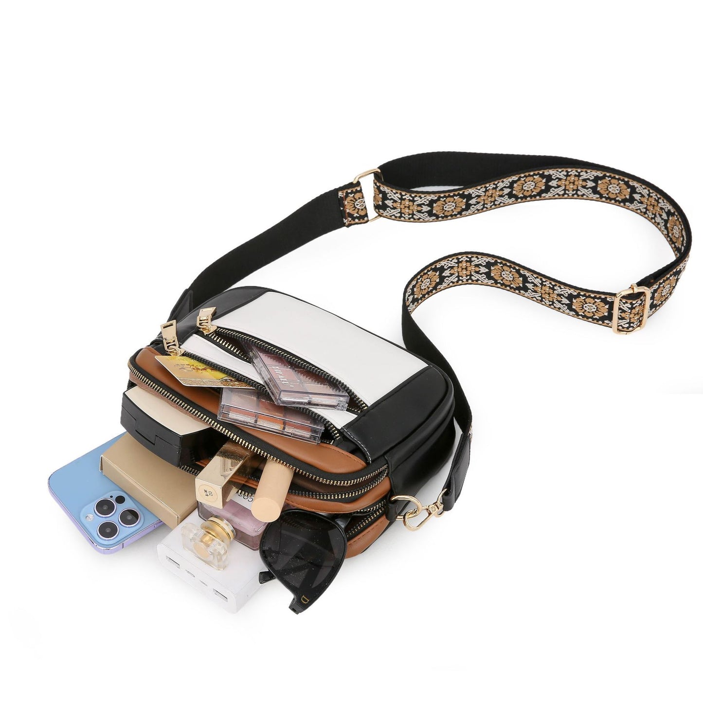 Sac Bandoulière Femme Élégant PU Luxe