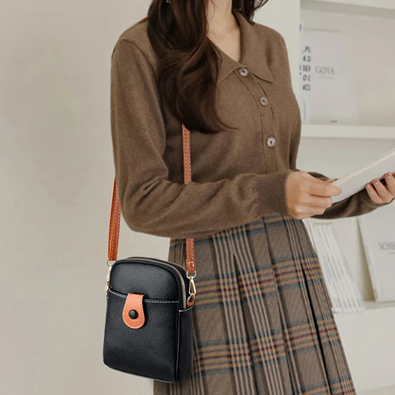Petit sac en cuir chic pour téléphone