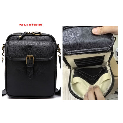 Sac messager rétro vintage en PU — Sac de rangement grande capacité