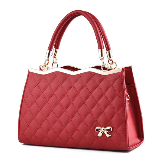 Sac bandoulière élégant et nœud chic