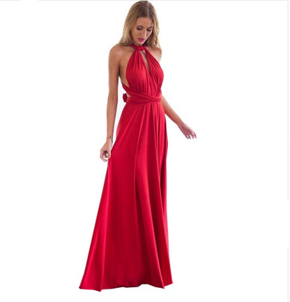 Robe Longue Dos‑Nu Multi‑Style – Élégance Infinie