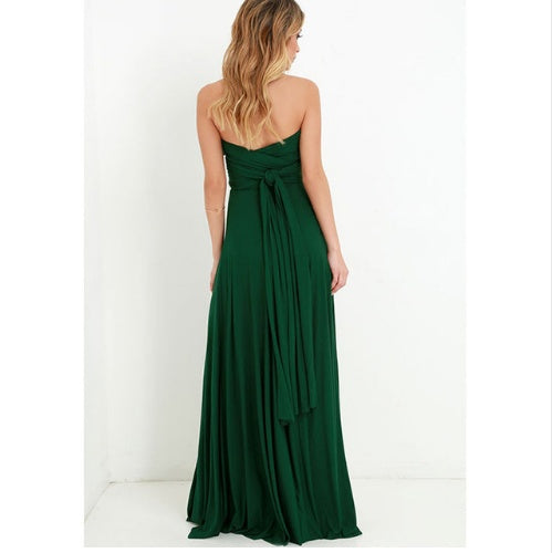 Robe Longue Dos‑Nu Multi‑Style – Élégance Infinie