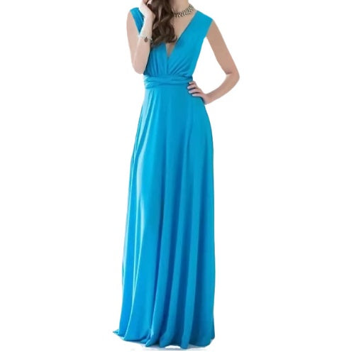 Robe Longue Dos‑Nu Multi‑Style – Élégance Infinie
