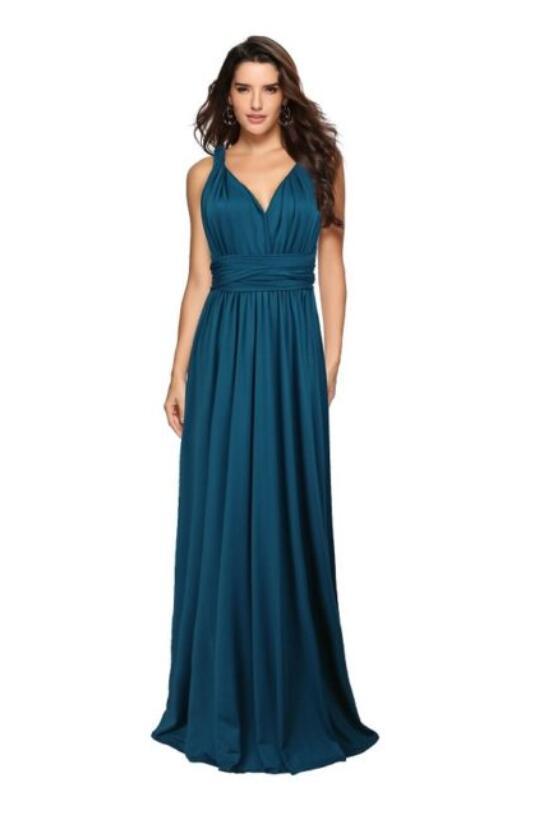Robe Longue Dos‑Nu Multi‑Style – Élégance Infinie