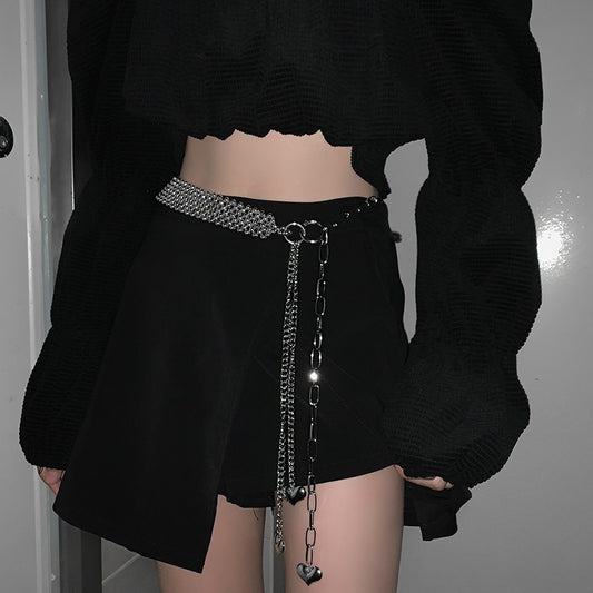 Chaîne Taille Métal Brillante Élégante Femme