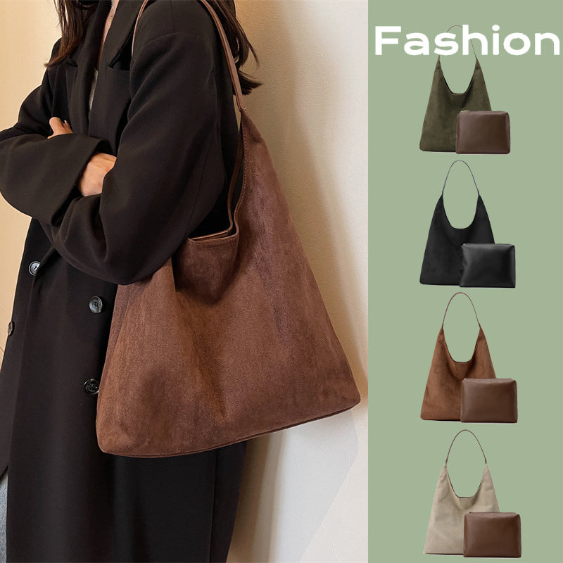 Sac épaule asymétrique grande capacité