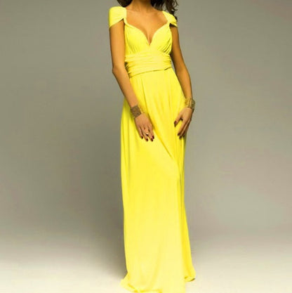 Robe Longue Dos‑Nu Multi‑Style – Élégance Infinie