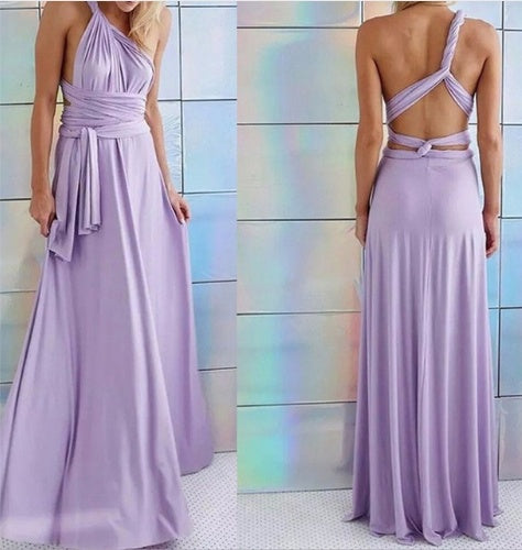 Robe Longue Dos‑Nu Multi‑Style – Élégance Infinie