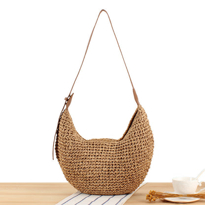 Sac fourre-tout chic en ficelle tressée