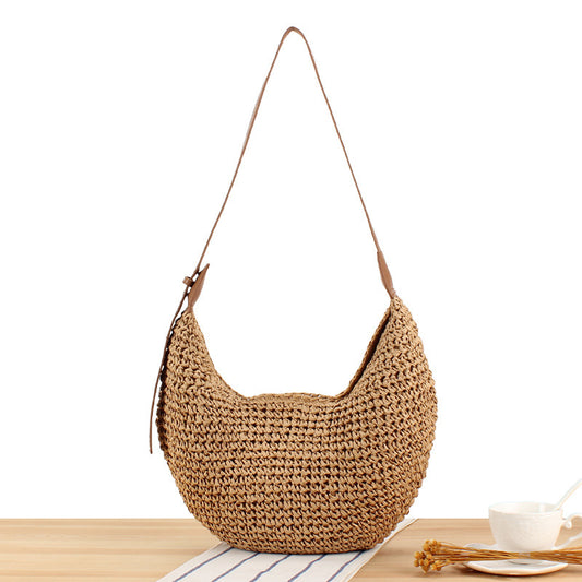 Sac fourre-tout chic en ficelle tressée