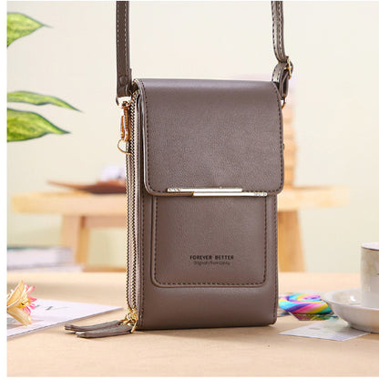 Sac bandoulière tactile élégant pour femme