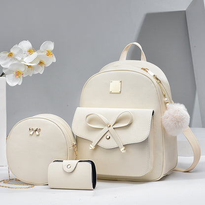 Sac Femme PU Noeud Élégant 3 pièces