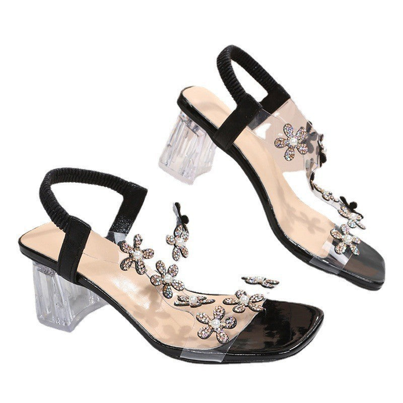 Sandales Talon Large Confort Plus-Size
