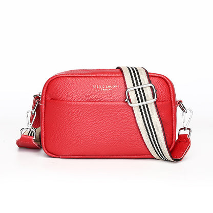 Sac bandoulière simple en cuir véritable
