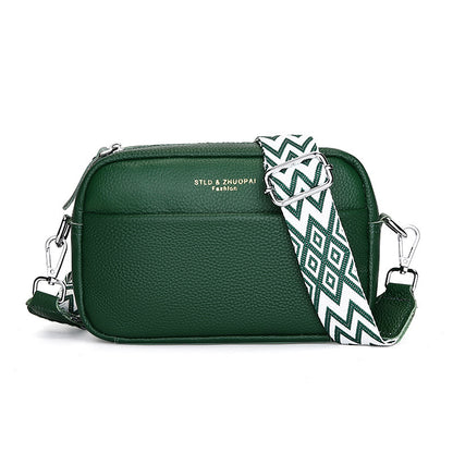 Sac bandoulière simple en cuir véritable