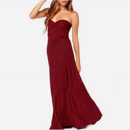 Robe Longue Dos‑Nu Multi‑Style – Élégance Infinie