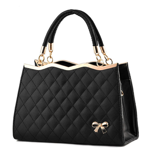 Sac bandoulière élégant et nœud chic