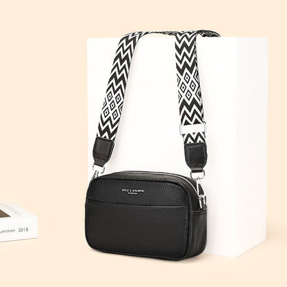 Sac bandoulière simple en cuir véritable
