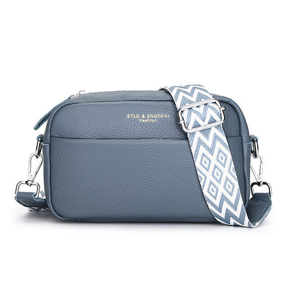 Sac bandoulière simple en cuir véritable