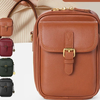 Sac messager rétro vintage en PU — Sac de rangement grande capacité