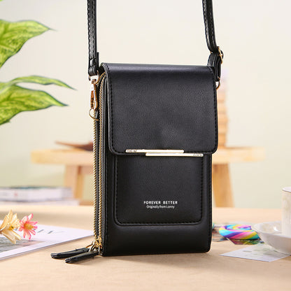 Sac bandoulière tactile élégant pour femme