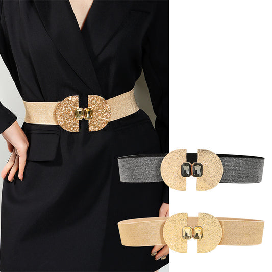 Ceinture Élastique Femme Pailletée Perles
