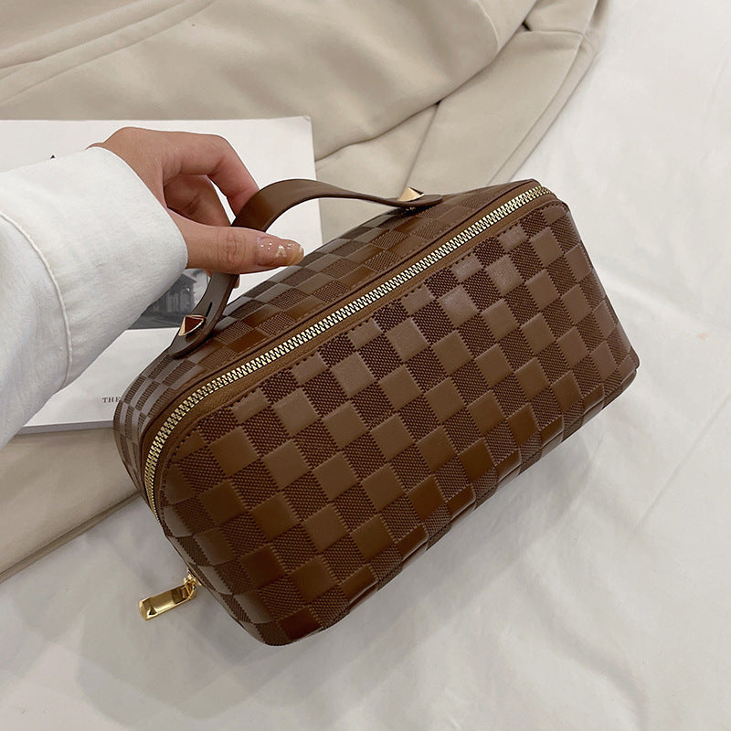 K‑Style Compact Cosmetic Bag