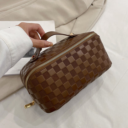 K‑Style Compact Cosmetic Bag