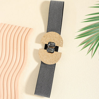 Ceinture Élastique Femme Pailletée Perles