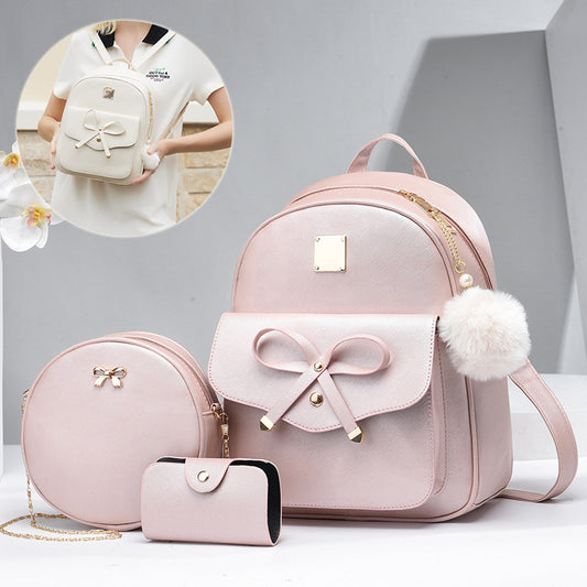 Sac Femme PU Noeud Élégant 3 pièces