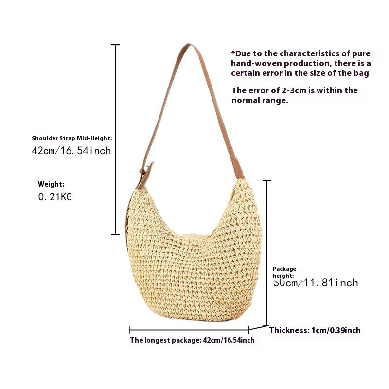 Sac fourre-tout chic en ficelle tressée