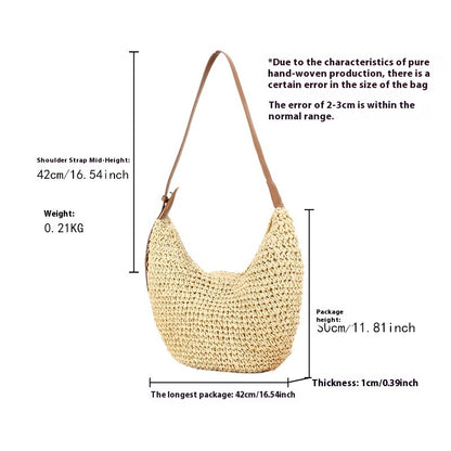 Sac fourre-tout chic en ficelle tressée