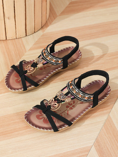 Sandales Femme Grandes Tailles Fleuries