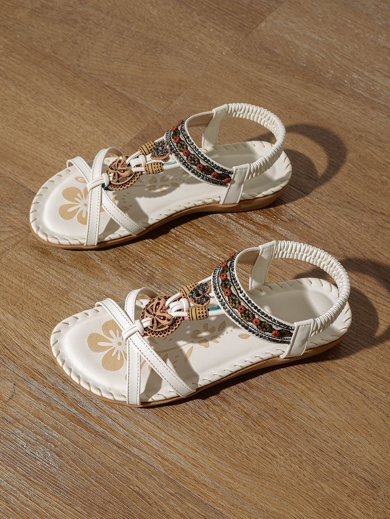 Sandales Femme Grandes Tailles Fleuries
