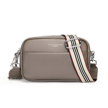 Sac bandoulière simple en cuir véritable