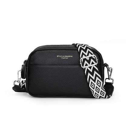 Sac bandoulière simple en cuir véritable