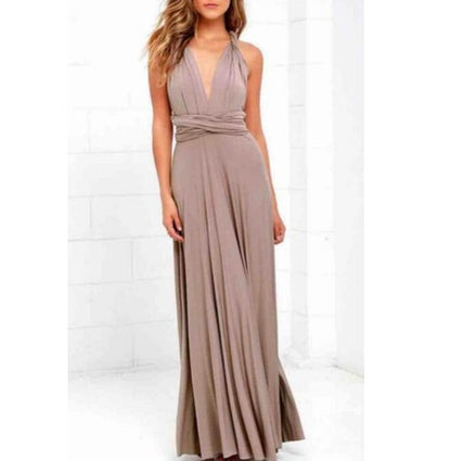 Robe Longue Dos‑Nu Multi‑Style – Élégance Infinie