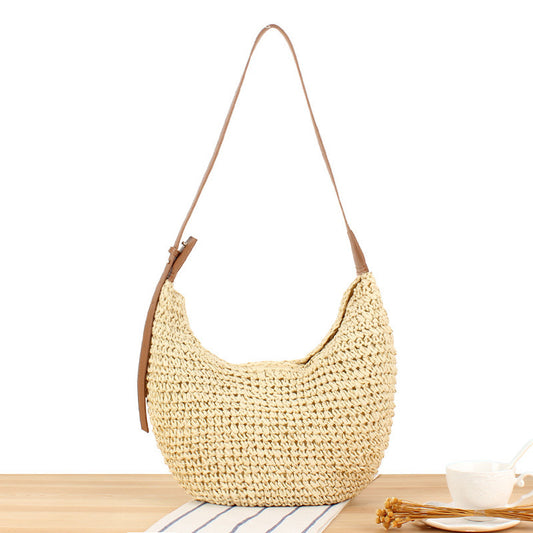 Sac fourre-tout chic en ficelle tressée