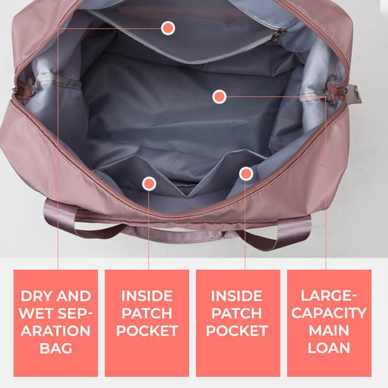 Sac de Voyage Pliable Grande Capacité Étanche