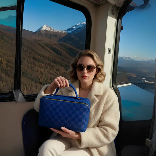 K‑Style Compact Cosmetic Bag