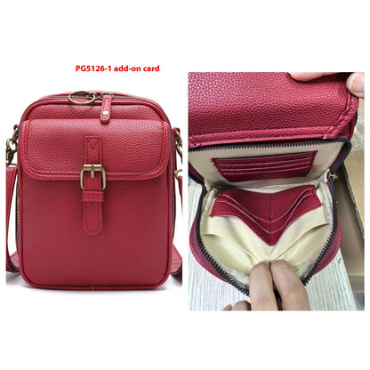 Sac messager rétro vintage en PU — Sac de rangement grande capacité