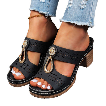 Mules Pierrelle Rhinestones Femme
