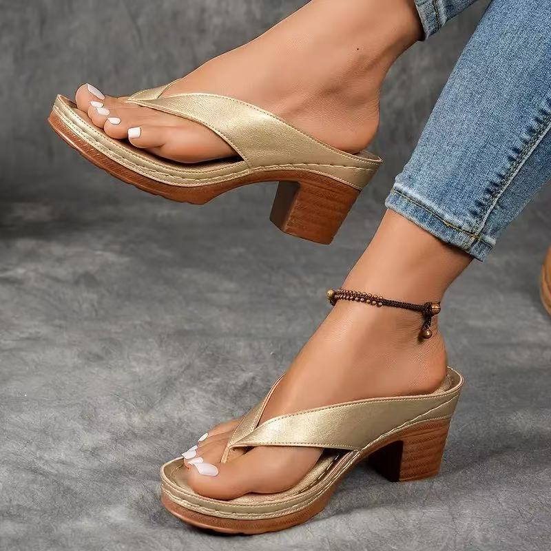 Sandales compensées femme élégantes