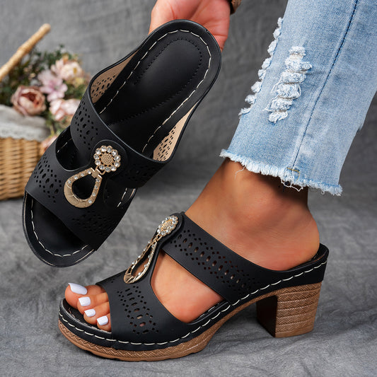 Mules Pierrelle Rhinestones Femme
