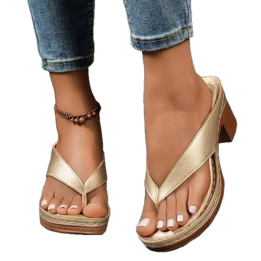 Sandales compensées femme élégantes