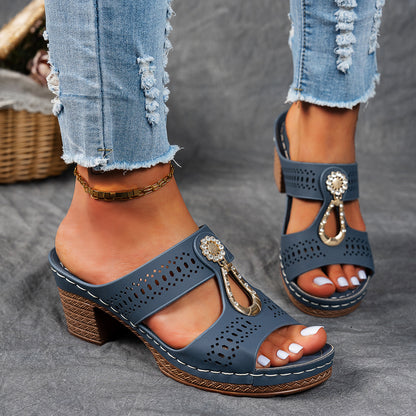 Mules Pierrelle Rhinestones Femme