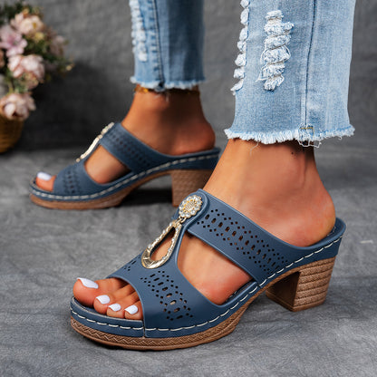 Mules Pierrelle Rhinestones Femme