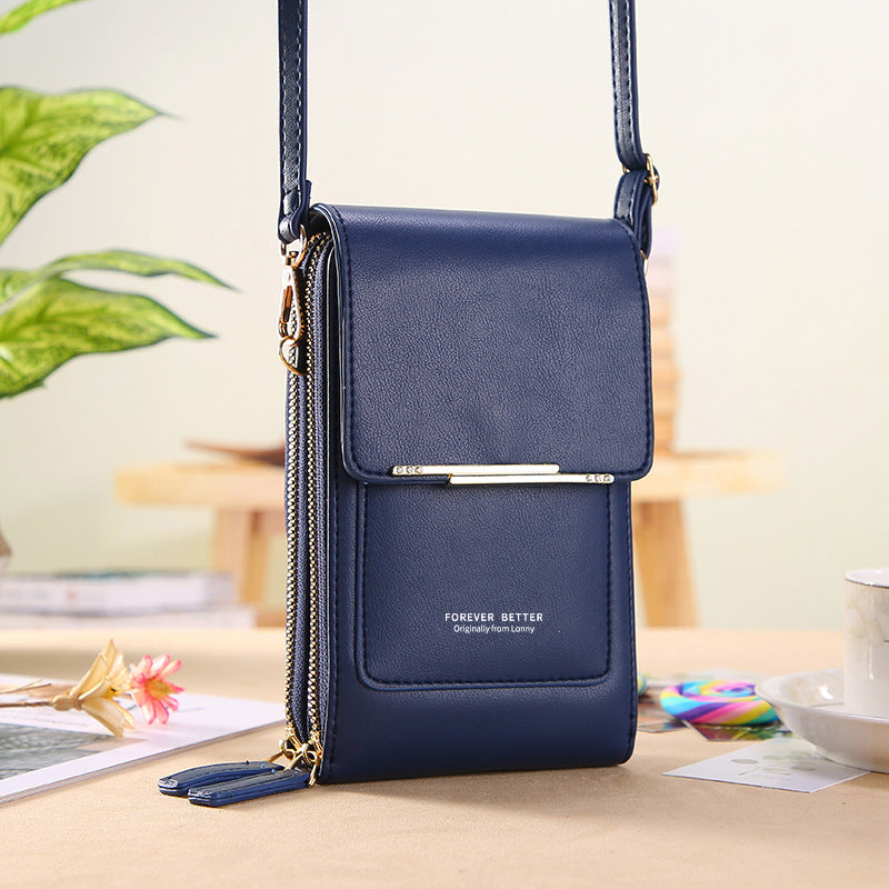 Sac bandoulière tactile élégant pour femme