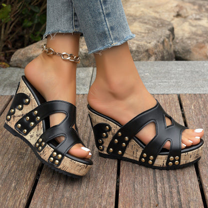 Sandales rivetées femme grandes pointures – ultra‑légères & tendance