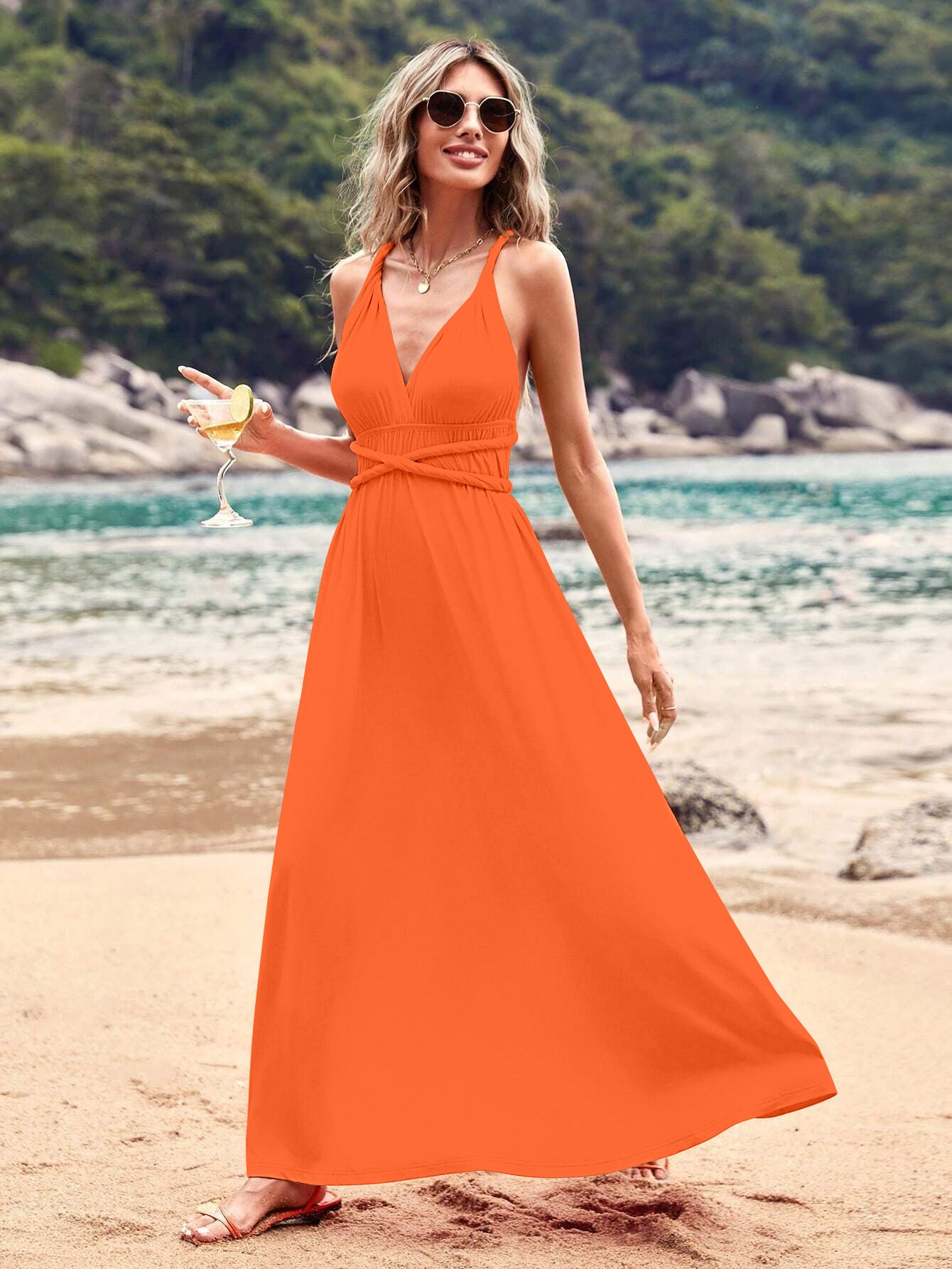 Robe Sexy Dos Nu Multi-sangles